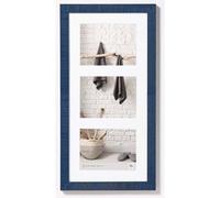 Triple Blue Frame 7x5 inch Walther Home 20x10 inch