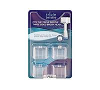 Triple Bristle Brush Head Covers | Includes 4 Covers | Dentist Created & Approved | Pair with your Triple Bristle Original & GO