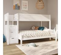 Triple Bunk Bed with Storage Stairs - Single & Double - Jaycee