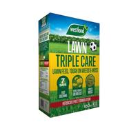 Triple Care Lawn feed, Tough on Weeds & Moss 160m²