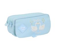 Triple Carry-all Glow Lab Cisnes Light Blue 21,5 x 10 x 8 cm