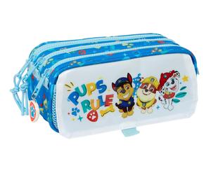 Triple Carry-All The Paw Patrol Pups Rule Blue 21,5 X 10 X 8 Cm NEW