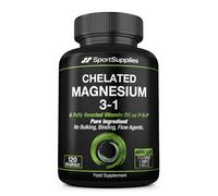 Triple Chelated 3-1 Magnesium Complex (Glycinate, Malate & Taurate) with Vitamin B6 (as P-5-P) - Muscle, Energy & Nervous System Support