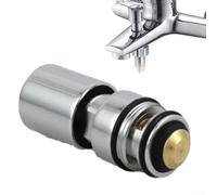 Triple Chrome Plated Shower Diverter Faucet Pull-Down Water Distributor with Valve for BathtubMixer Tap for Shower Control Elegant Bathroom Upgrade
