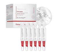 Triple Collagen & Hyaluronic Acid Serum, Collagen Hyaluronic Acid Moisturiser, Single-Use Vials Anti Aging & Smooth Wrinkle, Skincare For All Skin Type 30x1.5ml Ampoules