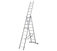 Triple Combination Ladder - 3 Section Trade Master EN131 Professional Aluminium