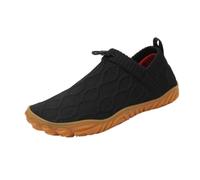 Slip on Barefoot Shoe, Casual Beach Walking Shoes, Slip on Knitted Water Sneakers, Minimalist Shoes Women, Quick-Dry Comfortable Outdoor Running Sneakers (Black,6.5)