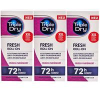 Triple Dry Deo Roll-On FRESH 72H Antiperspirant 6 x 50ml XXL Ball