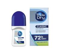Triple Dry Original Anti-Perspirant Roll On 50ml | 72-Hour Protection Against Excessive Sweating| Fights Odour| Triple Active Formula | Fragrance-Free | Clinically Proven | Unisex