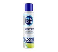 Triple Dry Original Anti-Perspirant Spray 150ml | 72-Hour Protection Against Excessive Sweating | Fights Odour | Triple Active Formula | Fragrance-Free | Clinically Proven | Unisex