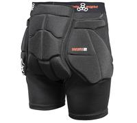 Triple Eight Bumsaver 2 Padded Shorts for Skateboarding, Snowboarding and Skiing, Black, XL