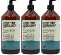 Triple Eight Coconut Shampoo 1000ml x3 Hair Care Moisturising