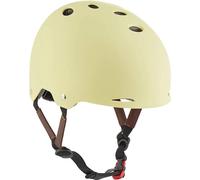 Triple Eight Gotham Dual Certified Skateboard and Bike Helmet with EPS liner (Cream Matte, X-Small/Small)