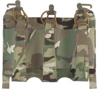 Triple Elastic Mag Front Flap With G Hooks And Hook Backing,556 762 Tactical Vest Mag Pouch(Mag placard-12CBCP)