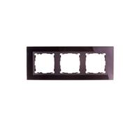 Triple Frame Horizontal Glass Black/ Frame Simon 82 82837-32