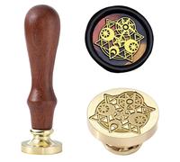 Triple Goddess Wax Seal Stamp - 0.98 Inch (25mm) Brass Removable Witchcraft Goddess Sealer,The Wax Stamp with Nature, Life Cycles and Power