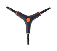 Triple Head Steel Wrench - Multifunctional Handle Design, Hex Tool Set, Portable Repair Accessories, Ergonomic Hand Tool, Multifunctional Allen Key with Three Heads Made of Steel for M