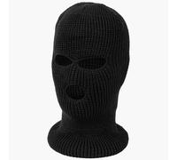 Highlander 3 Hole Balaclava - Black