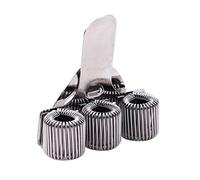 Triple Hole Metal Pen Holder With Pocket Clip For Notebook And Clipboard With Spring Fits Almost All Pen Size Professional and Fashion