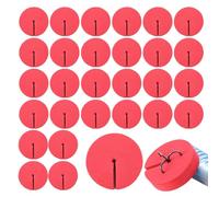 Triple Hooks Protection, Bait Hooks for Fishing - Plugs for Eva Hooks 30x | Jig Hook Protector, Peach Hook Caps, Hook Covers, red, Fare riferimento alla descrizione, Please refer to description