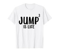 Triple Jump Horizontal Jumps Funny Skip Hop Jumper Lovers T-Shirt