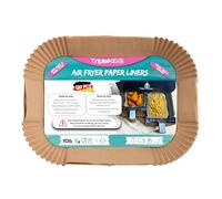 Triple k&s Airfryer Baking Paper Compatible with Ninja AF300EU AF400EU SL400EU AF500EU, Other Hot Air Fryers COSORI Philips Cecotec Midea Russell Hobbs Airfryer (120 Pieces 20.5 x 14 m)