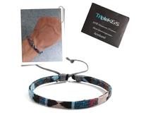 TRIPLE K&S Friendship Bracelet for Women & Men - Boho bracelet & Boho Jewellery - Adjustable Bracelet - Personalised Gifts - Handmade gift - Bracelet for Friend Gifts