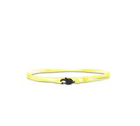 TRIPLE K&S Thin Wrap Friendship Bracelet for Women & Men wtih Snap Hook - Handmade, Adjustable, Water-Resistant - Best Friend gift, Personalised Bracelet, anklets for women (Neon Yellow)