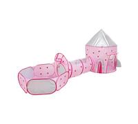 Triple Kids Play Tent With Tunnel & Ball Pit Foldable Children's Play Tent