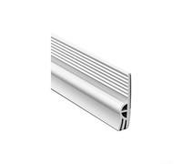 Triple Layer Door Bottom Seal Strip with Strong Acrylic, Provides Barrier Against Air Leakage and Sound Transmission for Doors (White)