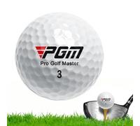 Triple Layer Golf Ball - Stable Handling Design, Smooth Trajectory Control, High Performance Core | White Practice Training Ball for Advanced Golfers. Improve Swing Putting Accuracy