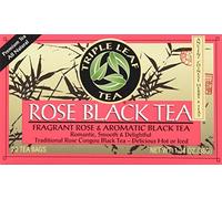 Triple Leaf Tea Black Tea Bags, Rose, 20 Count
