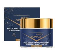 Triple-Lift Peptide Moisturising Cream,Copper Peptide Face&Neck Moisturiser | Lightweight Double-Base Hydrating Skin Cream, Daily Nourishing Skin Care for Face, Neck & Jawline#Short