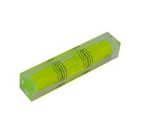 Triple line Extended Horizontal Test Level Bubble, Rectangular Horizontal Bubble (80X15X15MM) (Without Magnet)