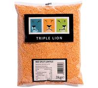 Triple Lion Red Split Lentils - 4x3kg