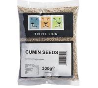 Triple Lion Whole Cumin Seeds - 300g Pack | Aromatic Spice for Cooking | Ideal for Curries & Spice Blends