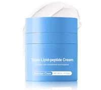 Triple Lipid-Peptide Cream - 3% Triple Lipid Cream with Ceramide Complex, 3% Peptide Solution & 8% Hydration Blend | Advanced Barrier Repair Cream & Anti Ageing Face Cream UK for Dry, 1.7fl.oz