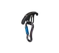 Triple lock climbing carabiner and bow Ocun Condor Black One size