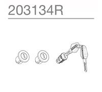 Shad 203134r Top Case Closure 3 Units Grey