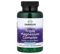 Swanson Triple Magnesium Complex Muscles and heart health 100 pcs, capsule, 400 mg