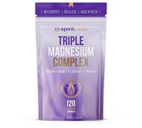 Triple Magnesium Complex | Energy, Muscle Function & Heart Support | Bisglycinate, Citrate & Malate Formula | Premium UKAS Certified 120 Capsules | NO Nasties | SPIRIT VITALE