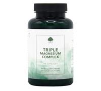 Triple Magnesium Supplement - Glycinate, Citrate & Malate - 74mg Elemental Magnesium per Capsule - 90 Vegan Capsules - G&G Vitamins
