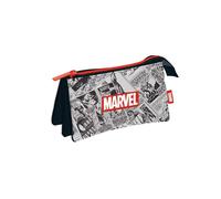 Triple Marvel Pencil Case