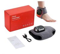 Triple Method Foot Massager, 3 in 1 Feet Massager for Neuropathy, Adjustable Cordless Ankle Massage with Heat, Rechargeable Foot Heel & Ankle Warmer Machine with Kneading, Vibration, for Home (1pcs)