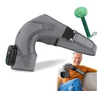 Triple Method Shoulder Massager, Heat Pads for Neck and Shoulder Pain Relief, Cordless Shoulder Massager with Heat & 3 Levels for Left & Right Shoulders (B-Gray)