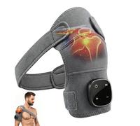 Triple Method Shoulder Massager with Heat - Wireless Shoulder Massager, Vibration Massage, Air Compression for Relaxation, Adjustable