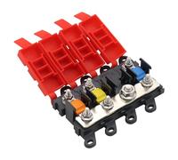Triple Midi Fuse Holder Copper Holder Car Boat Motorhome Caravan Camper Midi Fuse Box with 30A 60A 100A Fuses