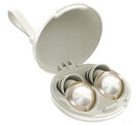 Triple Mode Sleep Earplugs Allowing Transition Between Hearing Speech Mild Noise and Complete Quiet as Needed (Beige)