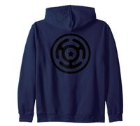 Triple Moon Hecate Wheel Wicca Symbols Witchcraft Goddess Zip Hoodie