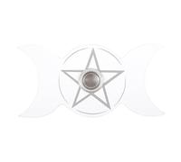 Triple Moon Spell Candle Holder - Something Different Wholesale Candle Stand UK